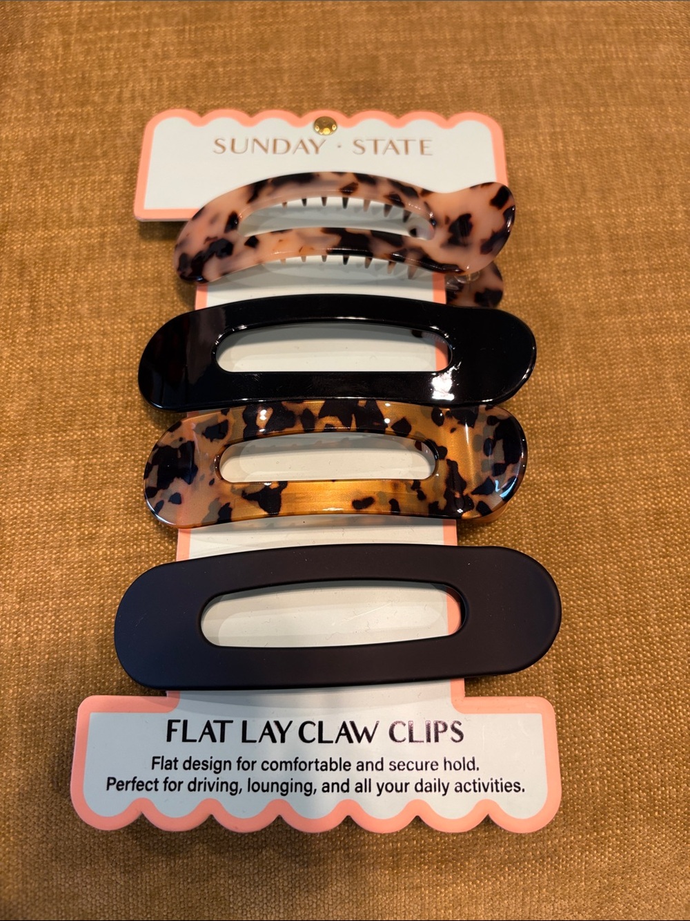 Marshalls Black and Tortoiseshell Snap Hair Clips Set